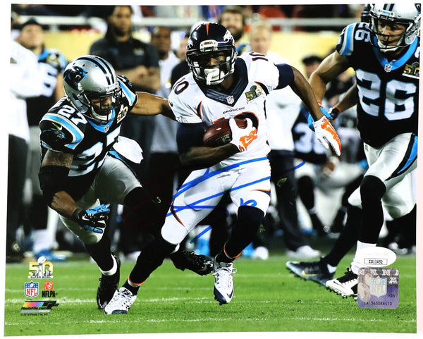 Emmanuel Sanders Autographed 8x10 Photo JSA COA