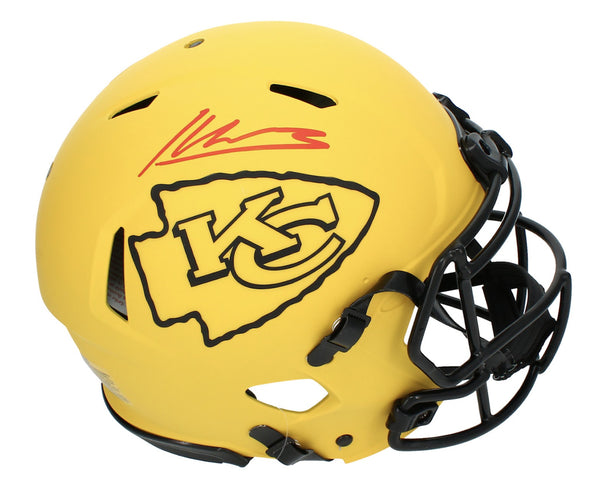 Kenneth Walker III Autographed Chiefs 'RAVE' Authentic Speed Helmet Beckett
