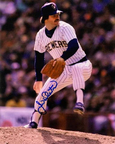 Milw Brewers 1982 AL Champion Pitcher JIM SLATON Signed 8x10 Photo #7 AUTO