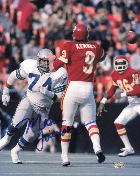 Manu Tuiasosopo Autographed Signed 8x10 Photo Seattle Seahawks MCS Holo #63208