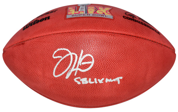 JALEN HURTS SIGNED PHILADELPHIA EAGLES SUPER BOWL 59 FOOTBALL W/ SB LIX MVP