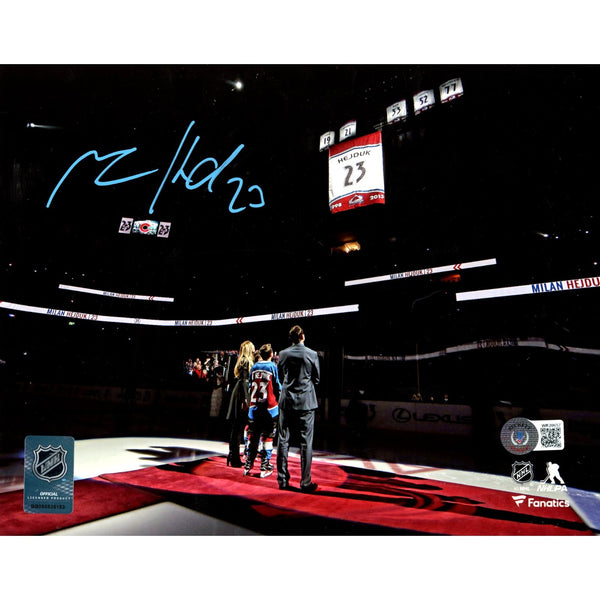 Milan Hejduk Autographed/Signed Colorado Avalanche 8x10 Photo Beckett 51433