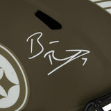 Ben Roethlisberger Steelers Signed Riddell 2022 Salute To Service Replica Helmet
