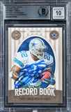 Cowboys Emmitt Smith Signed 2019 Panini Legacy #3 Card Auto 10! BAS Slabbed