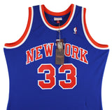 Knicks Patrick Ewing Authentic Signed Blue 1991-92 M&N Jersey BAS