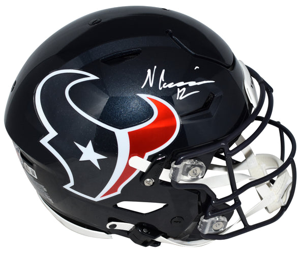 NICO COLLINS SIGNED HOUSTON TEXANS AUTHENTIC SPEEDFLEX HELMET BECKETT