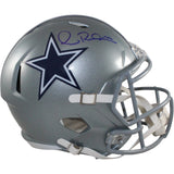 Michael Irvin Autographed Dallas Cowboys F/S Helmet Beckett Witness 56361