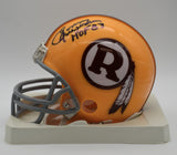 Sonny Jurgensen HOF Redskins Signed/Inscribed Mini Football Helmet JSA 211952