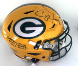 Packers CLAY MATTHEWS Signed Full Size Authentic Speed Flex Helmet AUTO - BAS