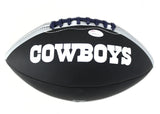Roger Staubach Autographed/Signed Cowboys Embroidered NFL Black Football- HOF 85