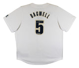Astros Jeff Bagwell Authentic Signed White Nike CC Jersey Fanatics #ZL88440956