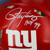 Lawrence Taylor New York Giants Signed Riddell Flash Authentic Helmet w/HOF Insc