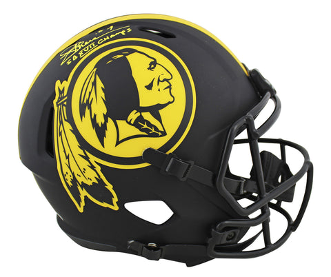 Redskins Joe Theismann "SB XVII Champs" Signed Eclipse F/S Speed Rep Helmet JSA