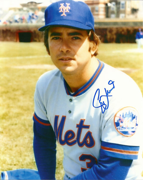 Mets SKIP LOCKWOOD Signed 8x10 Photo #4 AUTO - New York Mets 1975-79