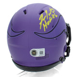 Fran Tarkenton Autographed "HOF 86" Minnesota Vikings RAVE Mini Helmet Beckett
