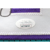 Larry Johnson Autographed/Signed Pro Style Green Jersey JSA 43523