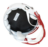 Watt Brothers Combo Signed F/S Wisconsin Badgers Speed Helmet Beckett 39788