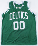 Robert Parish Signed Boston Celtics Career Highlight Stat Jersey (Beckett COA)