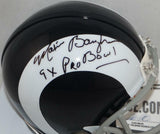Maxie Baughan Signed Rams 65-72 TB Mini Helmet W/ Pro Bowl- Jersey Source Auth