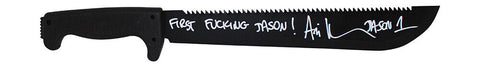 Ari Lehman Signed Friday The 13th 13" Steel Machete SOG Jason Beckett 36387