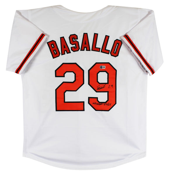 Samuel Basallo "MLB Debut 8/17/25" Authentic Signed White Pro Style Jersey BAS