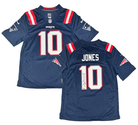 Mac Jones Autographed New England Patriots Nike Game Jersey Beckett