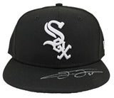 White Sox Frank Thomas Authentic Signed Black New Era Baseball Hat BAS