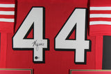 KYLE JUSZCZYK (49ers red TOWER) Signed Autographed Framed Jersey Beckett