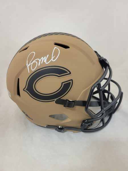 ROME ODUNZE SIGNED CHICAGO BEARS F/S STS 2 SPEED REP HELMET FANATICS