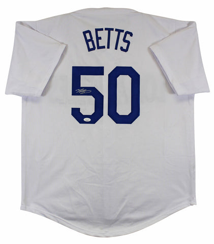 Mookie Betts Authentic Signed White Pro Style Jersey Autographed JSA