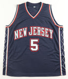 Jason Kidd Signed New Jersey Nets Jersey (Beckett) #2 Overall Pick 1994 Draft