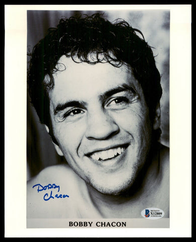 Bobby Chacon Authentic Autographed Signed 8x10 Photo Died 2016 Beckett X12809