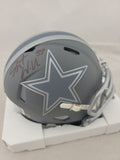 JAVONTE WILLIAMS SIGNED DALLAS COWBOYS SLATE SPEED MINI HELMET BECKETT QR