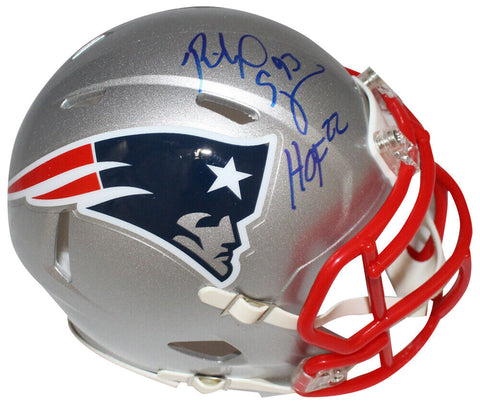 Richard Seymour Signed New England Patriots Speed Mini Helmet Beckett 40727