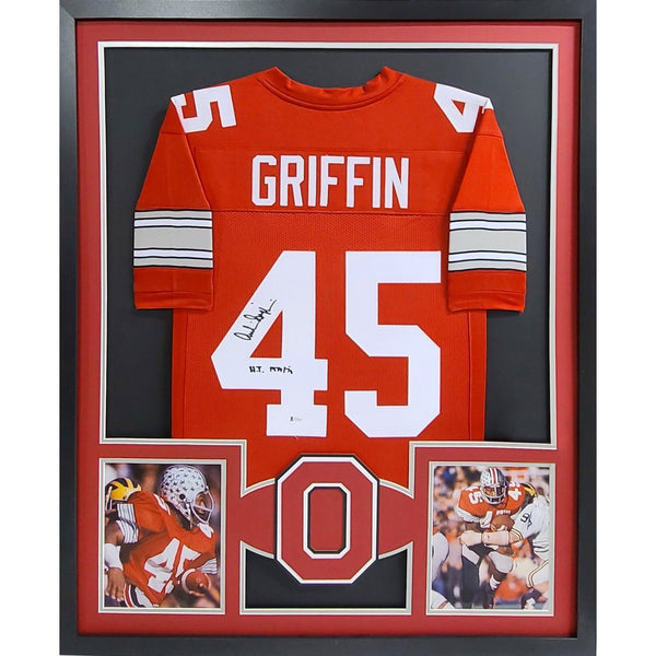 Archie Griffin Autographed Signed Framed Ohio State Heisman Jersey BECKETT