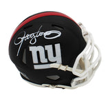 Lawrence Taylor Signed New York Giants Speed Black Matte NFL Mini Helmet