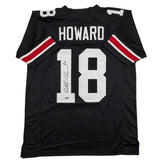 Autographed/Signed Will Howard Ohio State Black College Jersey Beckett BAS COA