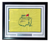 Jack Nicklaus Signed Framed Masters Golf Flag w/ Years BAS AC22579