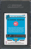 Hawks De'Andre Hunter 2019 Donruss Optic #198 Rookie Card Graded NM 7 SGC
