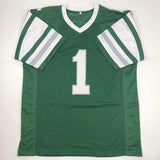 Autographed/Signed Dick Vermeil Philadelphia Green Football Jersey JSA COA