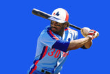 Tim Raines "3x WSC & 86 NLBC" Signed Louisville Slugger Pro Stock Bat (JSA COA)