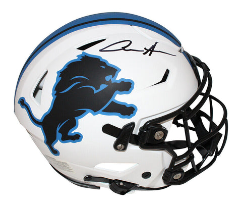 Aidan Hutchinson Signed Lions Authentic Lunar Flex Helmet Beckett 40409