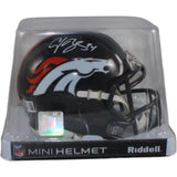 Champ Bailey Autographed Denver Broncos TB 97-23 Mini Helmet Beckett 56387