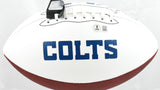 DJ Giddens Autographed Indianapolis Colts Logo Football - Beckett W Hologram