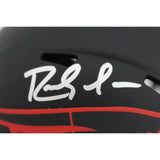 Randy Moss Autographed New England Patriots Eclipse Mini Helmet Beckett 48894