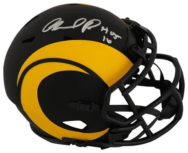 Orlando Pace Signed Rams Eclipse Riddell Mini Helmet w/HOF'16 - (SCHWARTZ COA)