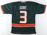 Frank Gore Signed Miami Hurricanes Jersey (JSA COA) 5xPro Bowl Running Back