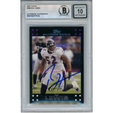 Ray Lewis Autographed/Signed 2007 Topps #268 Trading Card Beckett 52963