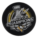 Chris Kunitz Signed 2016 Penguins Stanley Cup Champions Logo Puck (PSA COA)