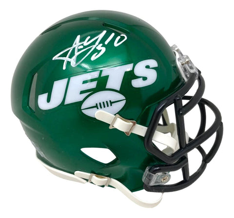 Allen Lazard Signed New York Jets Mini Speed Helmet JSA